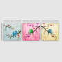 Wallity drprc9031 Conjunto de 3 Pinturas Decorativas en Lienzo Multicolor
